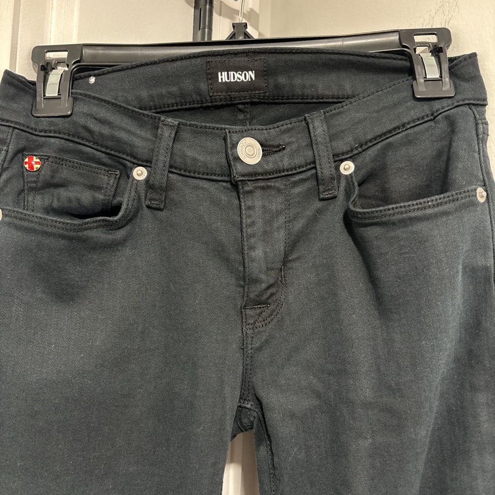 Hudson Jeans Black Ankle Krista Skinny Jeans - Picture 2 of 6